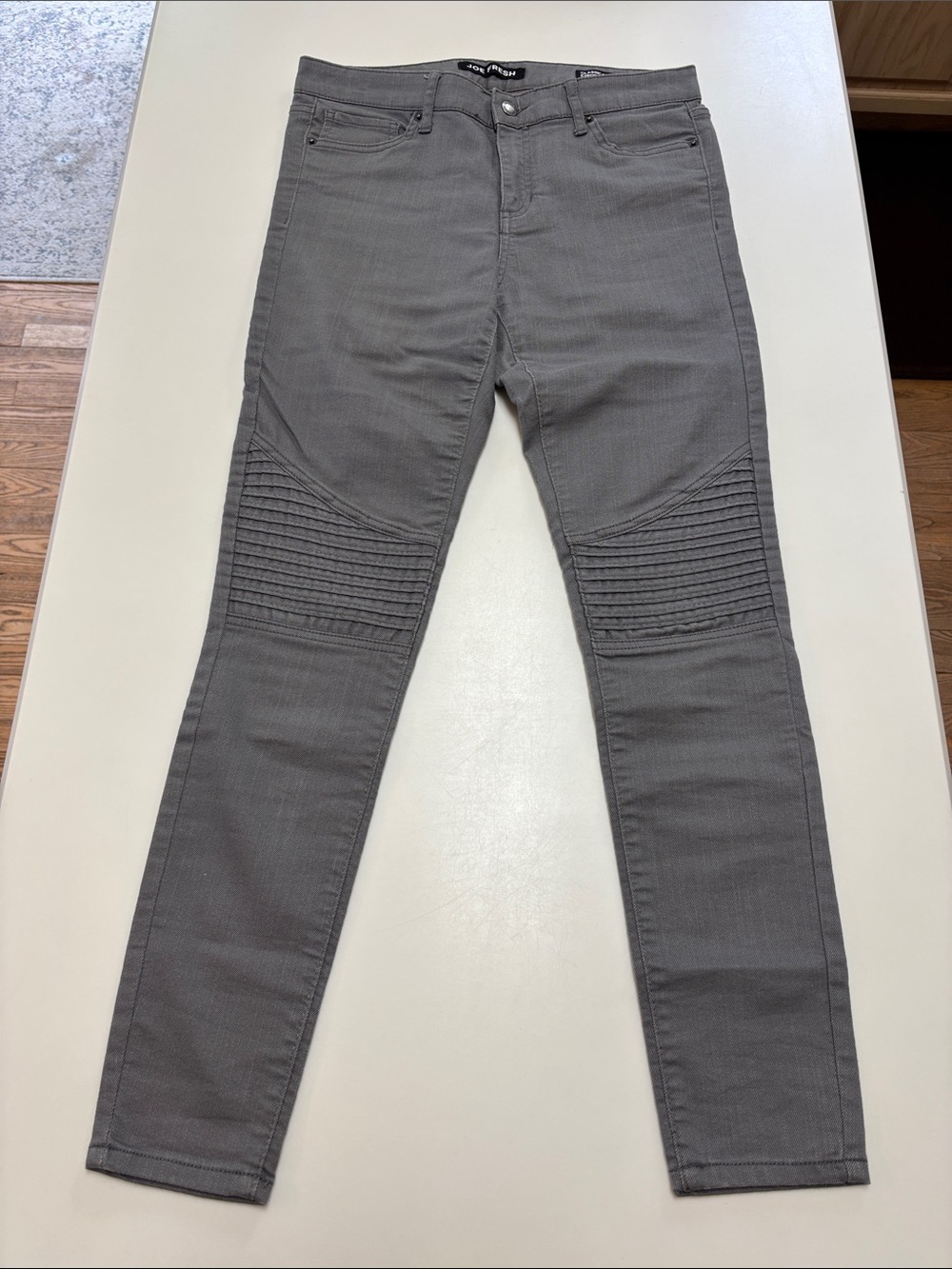 Joe Fresh Gray Skinny Moto Jeans